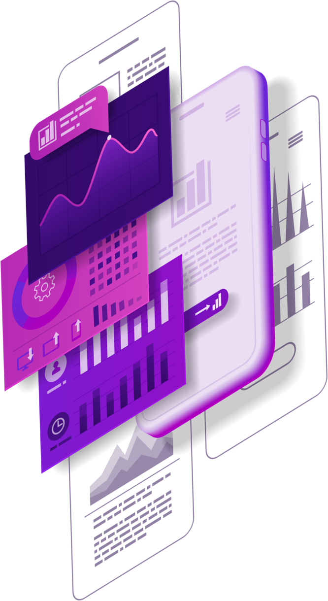 Graphiques et statistiques sur mobile